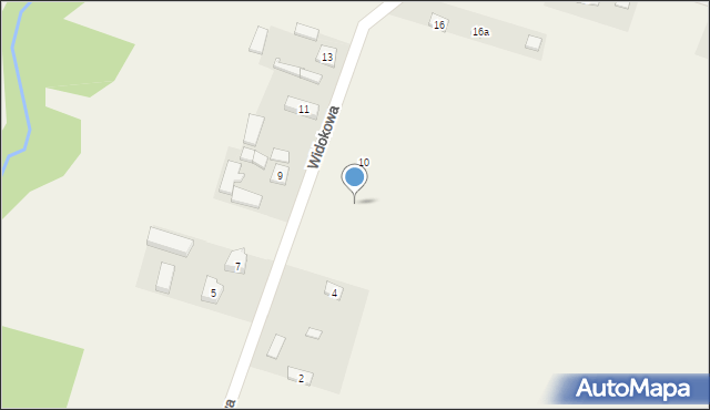 Bęczków, Widokowa, 8, mapa Bęczków