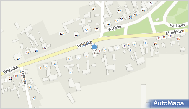 Będlewo, Wiejska, 1, mapa Będlewo