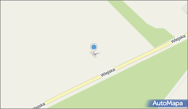 Będlewo, Wiejska, 33a, mapa Będlewo