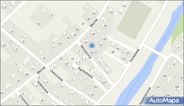 Besko, Wiosenna, 6, mapa Besko