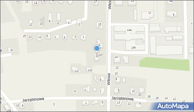 Bestwinka, Witosa Wincentego, 11, mapa Bestwinka