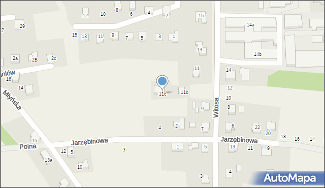 Bestwinka, Witosa Wincentego, 11c, mapa Bestwinka