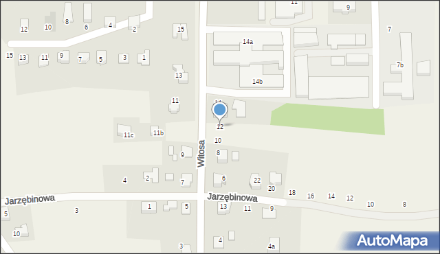 Bestwinka, Witosa Wincentego, 12, mapa Bestwinka