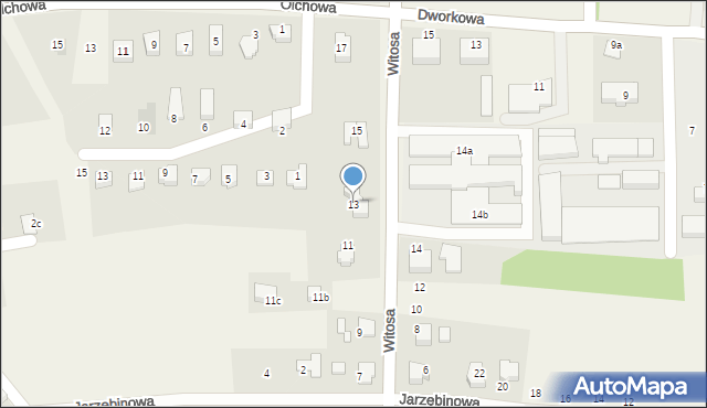 Bestwinka, Witosa Wincentego, 13, mapa Bestwinka