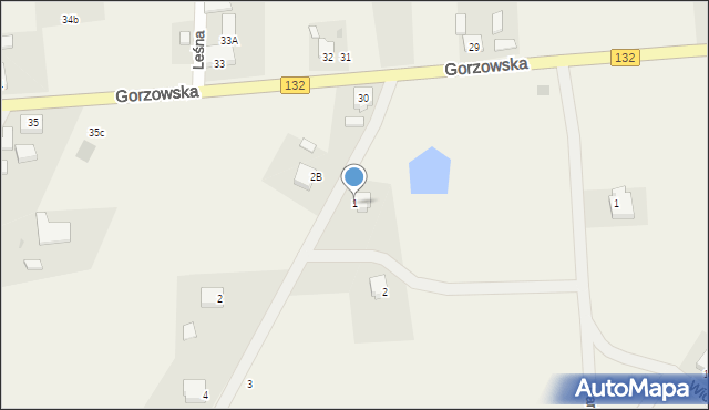 Białcz, Wierzbowa, 1, mapa Białcz