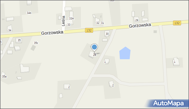 Białcz, Wierzbowa, 2B, mapa Białcz