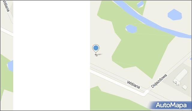 Białobrzegi, Wiślana, 79, mapa Białobrzegi
