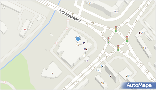 Białystok, Wierzbowa, 4/1, mapa Białegostoku
