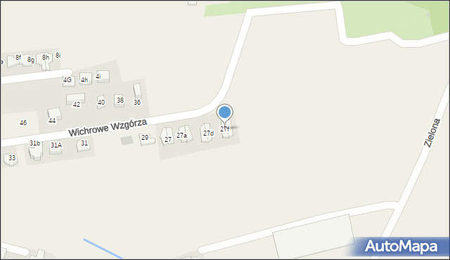 Bibice, Wichrowe Wzgórza, 27f, mapa Bibice