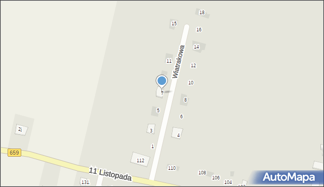 Bielsk Podlaski, Wiatrakowa, 7, mapa Bielsk Podlaski