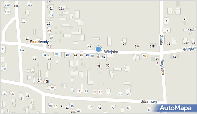 Bielsk Podlaski, Wiejska, 52, mapa Bielsk Podlaski