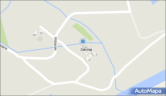 Bieruń, Wiślana, 12, mapa Bieruń