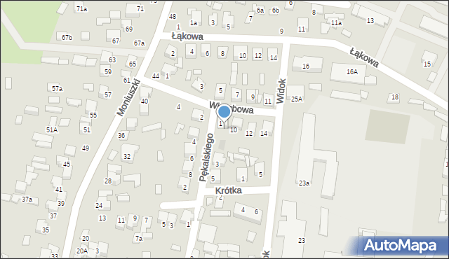 Biłgoraj, Wierzbowa, 8, mapa Biłgoraj