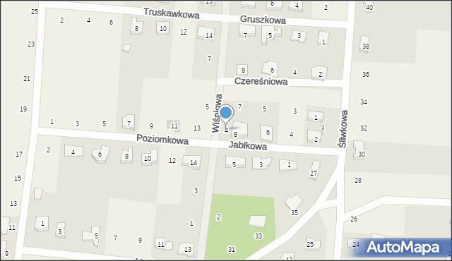 Biskupice, Wiśniowa, 4, mapa Biskupice