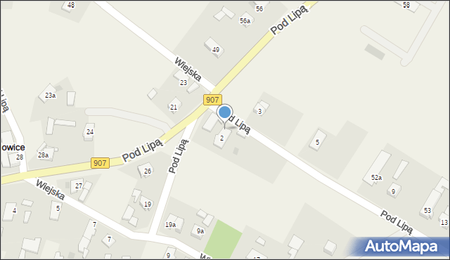 Błażejowice, Wiejska, 21a, mapa Błażejowice