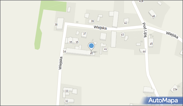 Błażejowice, Wiejska, 40, mapa Błażejowice