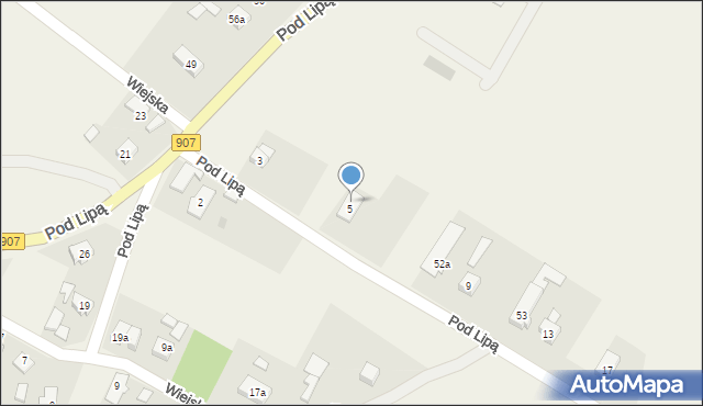 Błażejowice, Wiejska, 52, mapa Błażejowice