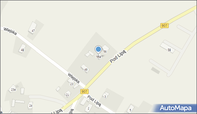 Błażejowice, Wiejska, 56a, mapa Błażejowice