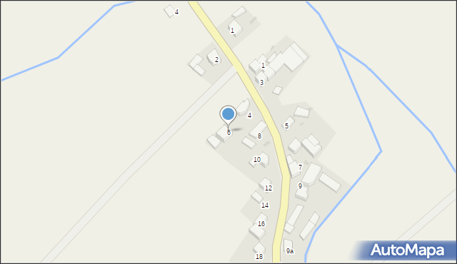 Błażejowice, Wiejska, 6, mapa Błażejowice