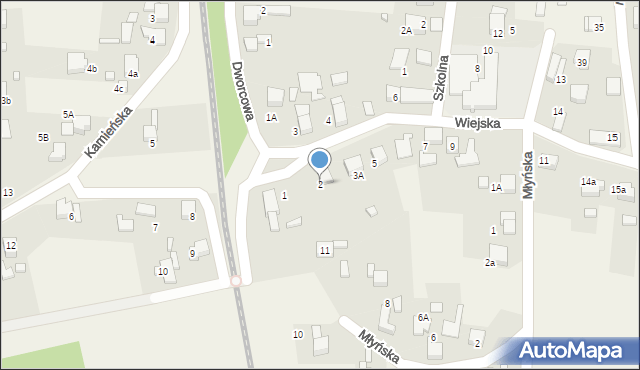 Bluszczów, Wiejska, 2, mapa Bluszczów