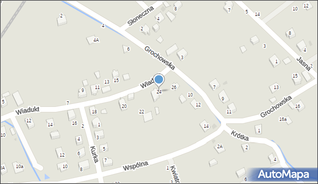 Bobowa, Wiadukt, 24, mapa Bobowa