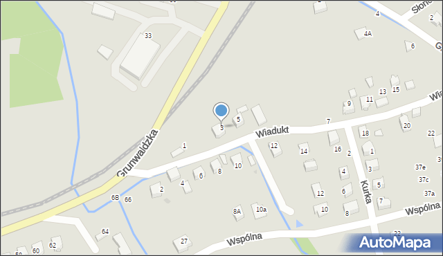 Bobowa, Wiadukt, 3, mapa Bobowa