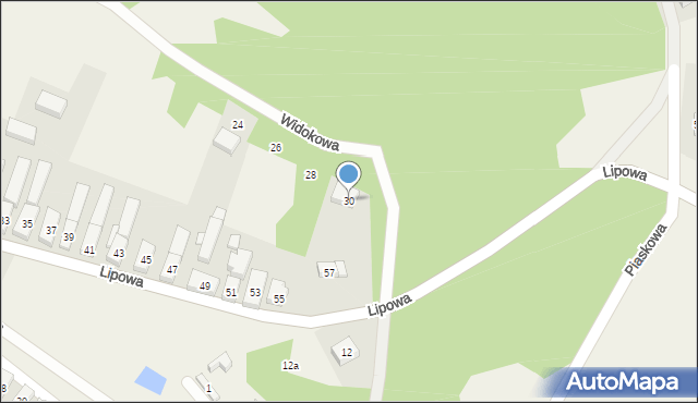 Bobrowniki, Widokowa, 30, mapa Bobrowniki