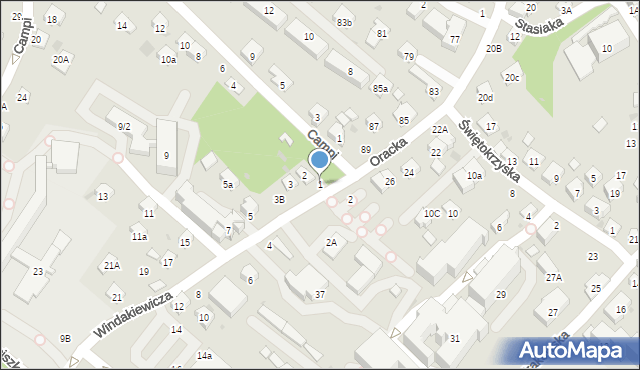Bochnia, Windakiewicza Edwarda, 1, mapa Bochni