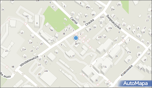 Bochnia, Windakiewicza Edwarda, 2A, mapa Bochni