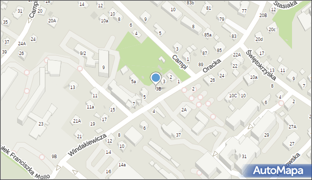 Bochnia, Windakiewicza Edwarda, 3C, mapa Bochni
