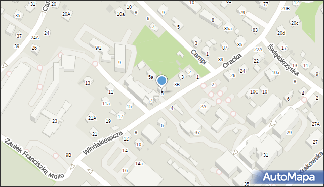 Bochnia, Windakiewicza Edwarda, 5, mapa Bochni