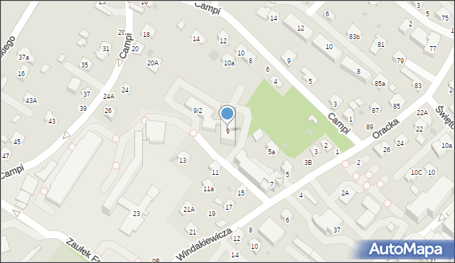 Bochnia, Windakiewicza Edwarda, 9, mapa Bochni