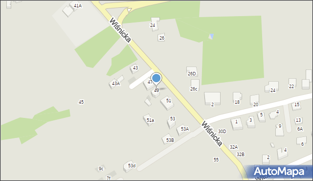 Bochnia, Wiśnicka, 49, mapa Bochni