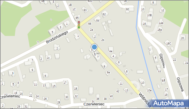 Bochnia, Wiśnicka, 5, mapa Bochni