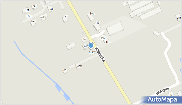 Bochnia, Wiśnicka, 61A, mapa Bochni