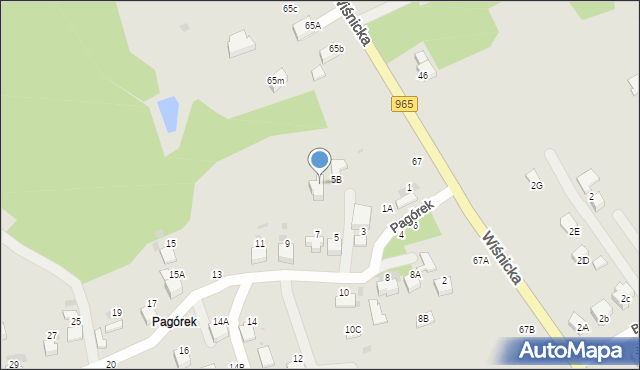 Bochnia, Wiśnicka, 65r, mapa Bochni