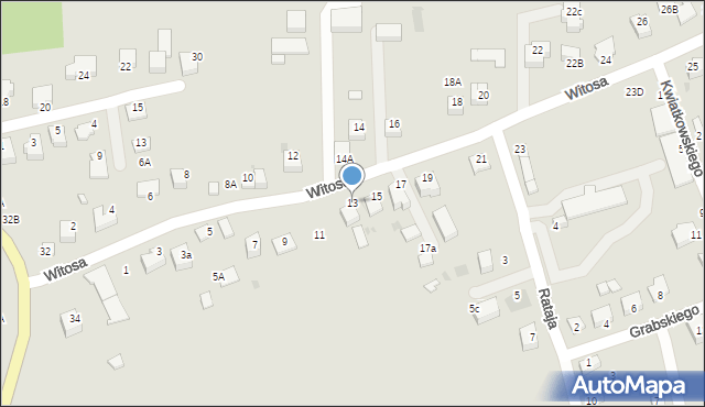 Bochnia, Witosa Wincentego, 13, mapa Bochni