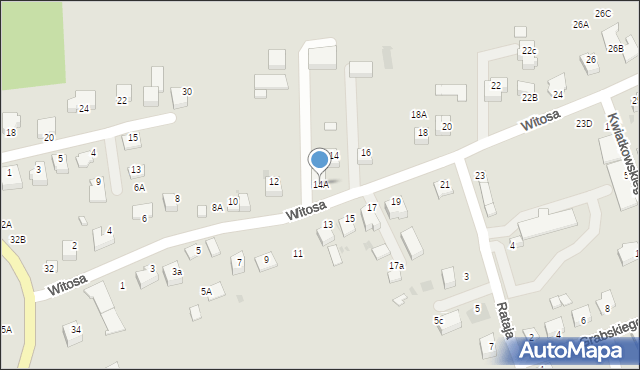 Bochnia, Witosa Wincentego, 14A, mapa Bochni