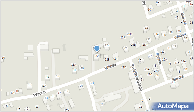Bochnia, Witosa Wincentego, 22, mapa Bochni