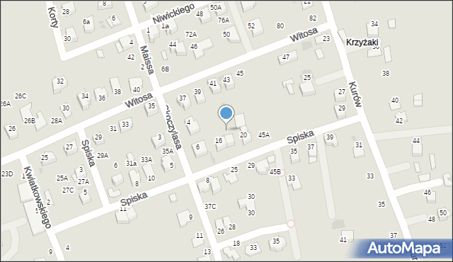 Bochnia, Witosa Wincentego, 41A, mapa Bochni