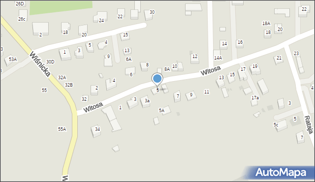 Bochnia, Witosa Wincentego, 5, mapa Bochni