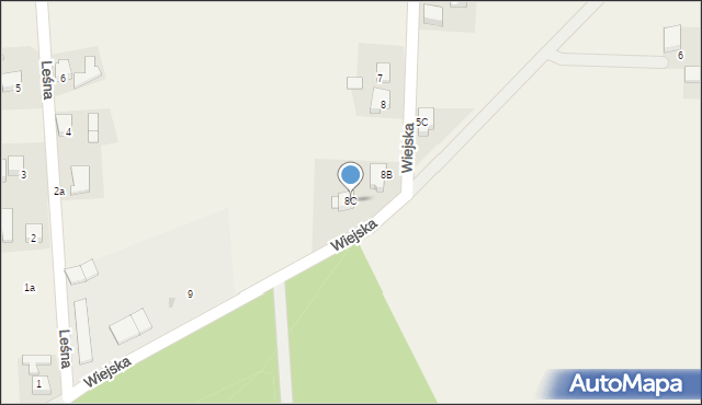 Boguszyn, Wiejska, 8C, mapa Boguszyn