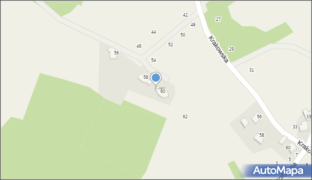 Bolechowice, Winnica, 60, mapa Bolechowice