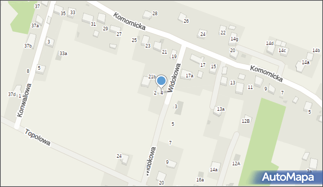 Bolęcin, Widokowa, 4, mapa Bolęcin