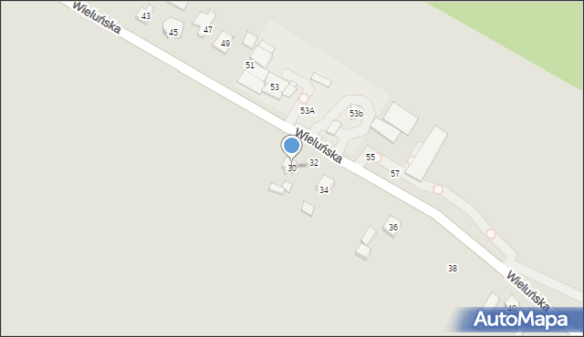 Bolesławiec, Wieluńska, 30, mapa Bolesławca