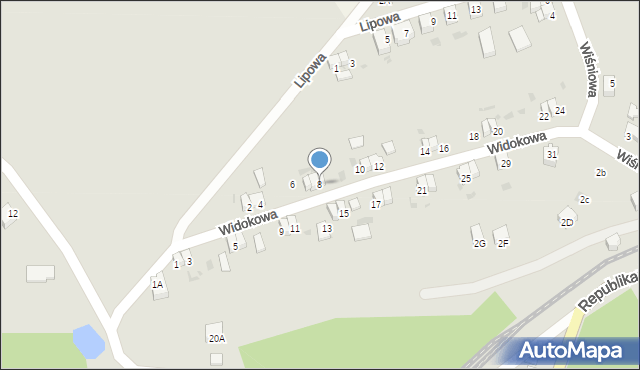 Bolków, Widokowa, 8, mapa Bolków