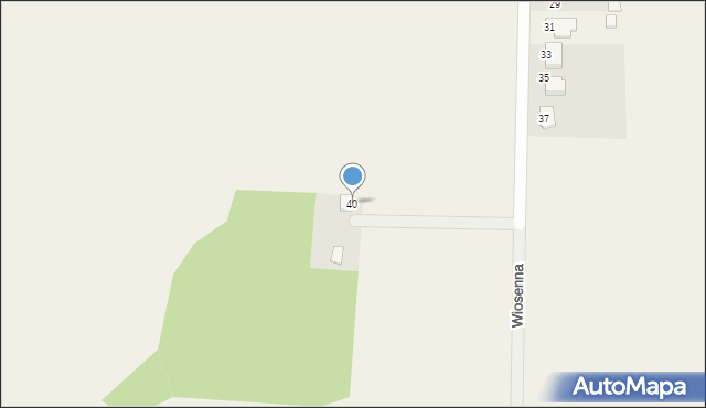 Bońki, Wiosenna, 40, mapa Bońki