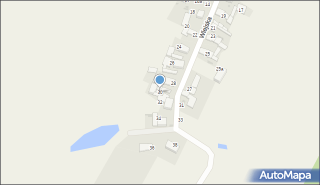 Borek, Wiejska, 30, mapa Borek