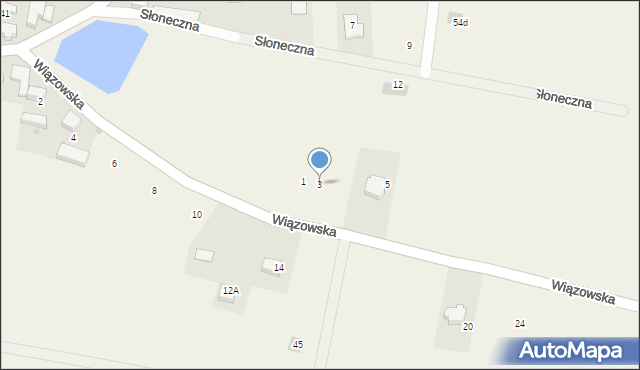 Borek Strzeliński, Wiązowska, 3, mapa Borek Strzeliński