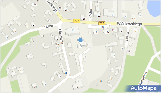 Borkowice, Wiśniewskiego Jana, ks., 13, mapa Borkowice